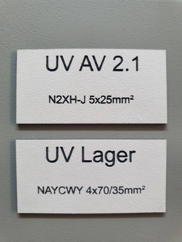 Lasergravur Beschriftung Acryl